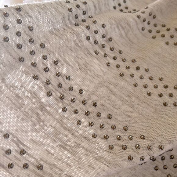 Essentials by Milano Grey & Silver Studded Tank Top - Picture 7 of 10